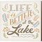 Lake Life I Green by Wellington Studio 12" x 12" Canvas Wall Art